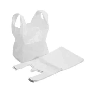 SMALL CARRIER BAGS WHITE [2000 PCS]
