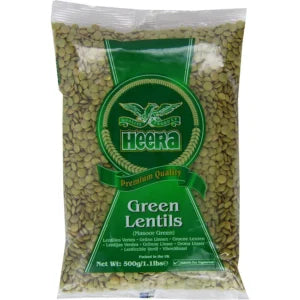 HEERA GREEN LENTILS 500G